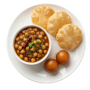 chole-combo-with-gulab-jamun